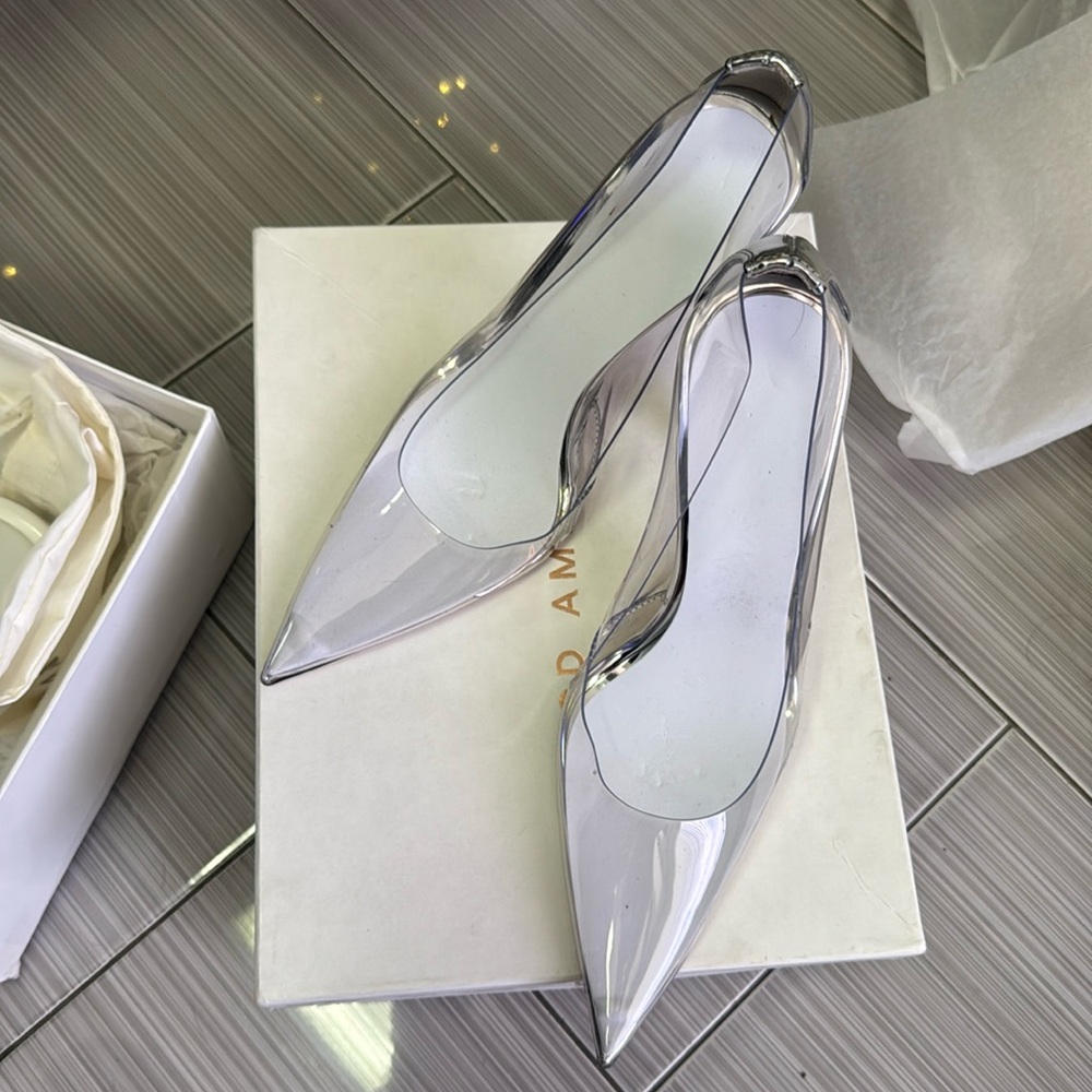 Brand new good Americans transparent heels